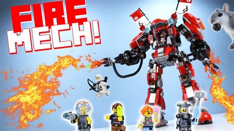 Lego The Ninjago Movie Fire Mech Kais Set Speed Build Review 70615
