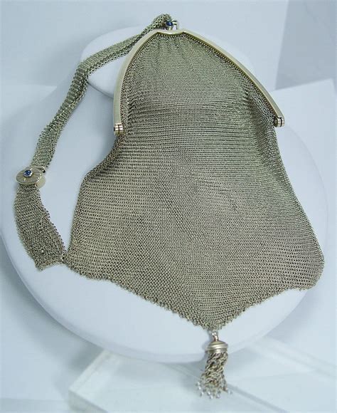 Tiffany and co thanksgiving sale. Art Deco Purse Tiffany and Co Jewelry Gold Mesh Sapphire ...