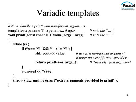 Ppt Variadic Templates Powerpoint Presentation Free Download Id