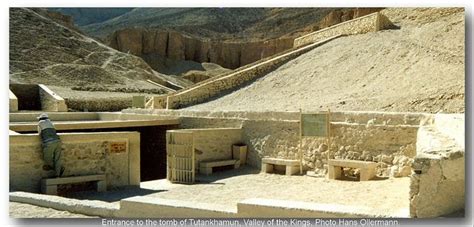 Entrance To The Tomb Of Tutankhamun Valley Of The Kings Valley Of