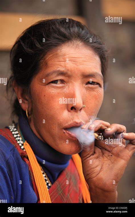 Nepali Rural Tamang Woman Nepal Stock Photo Alamy