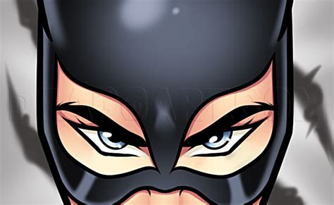 How To Draw Catwoman Easy Draw Easy Otosection