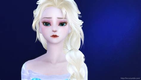 Frozen Elsa Poses At Hess Sims 4 Updates