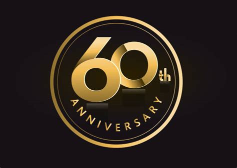 60th Anniversary Logo Stock Vectors Istock