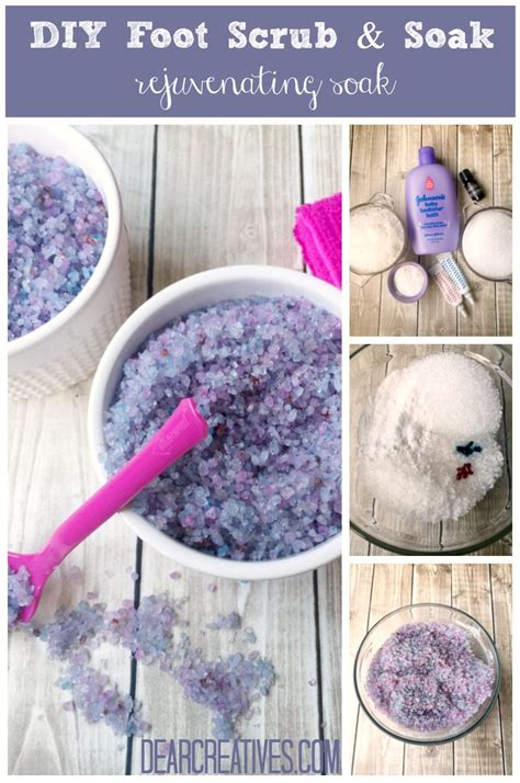 Lavender Foot Soak Diy Perfect For Aching Feet Dear Creatives