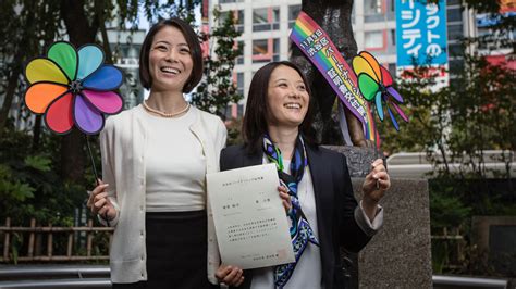 Same Sex Couples Sue For The Right To Marry In Japan Npr