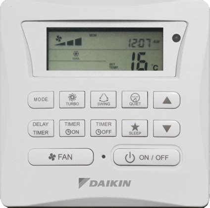 Daikin Air Conditioning Control Panel Manual Sante Blog