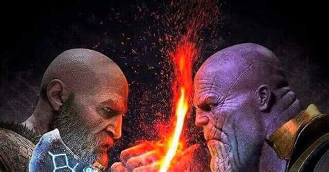 Vrutal Kratos Vs Thanos Quien Ganaría