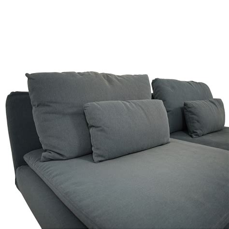 See more ideas about ikea couch, home decor, interior design. 77% OFF - IKEA IKEA Grey Green Two-Cushion Armless Couch ...