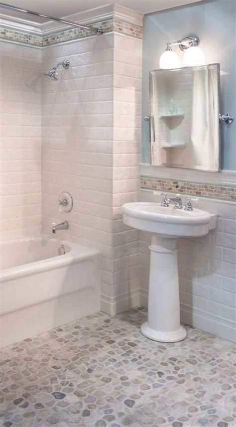 29 White Stone Bathroom Tiles Ideas And Pictures Bathroom Floor Tiles