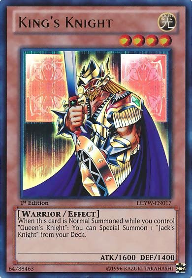 The terror he inspires, his goal of an endless night and how he's key to but for all that, we're left with few reminders of who this figure actually is. King's Knight - Yu-Gi-Oh! - It's time to Duel!