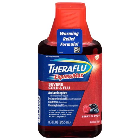 Theraflu Expressmax Liquid Severe Cold And Flu Shop Cough Cold And Flu