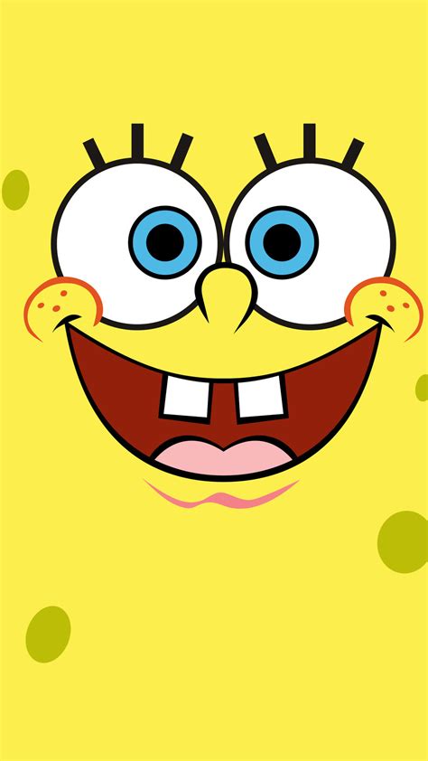 1080x1920 Spongebob Cartoons Spongebob Squarepants Hd Yellow Minimalist Minimalism For