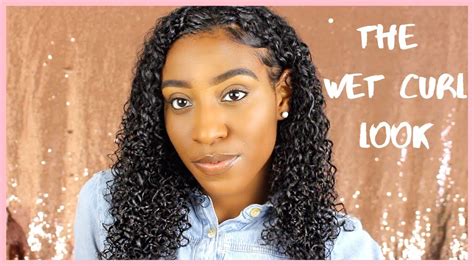 how to get the wet hair look with wetline gel natural hair youtube