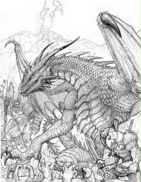 Antistress freehand sketch drawing with doodle and zentangle elements. Dragon Fantasy Myth Mythical Mystical Legend Dragons Wings ...