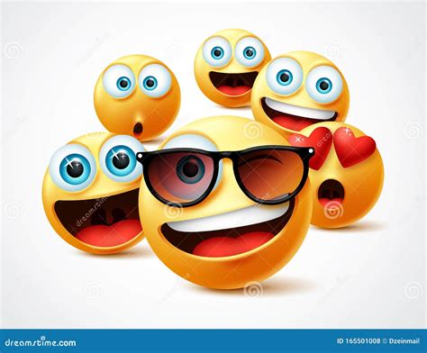 Smileys Emojis Famous Celebrity Vector Concept Famous Smiley Emoticon