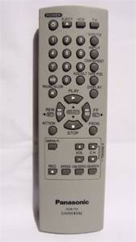 Panasonic Replacement Vcr Remote