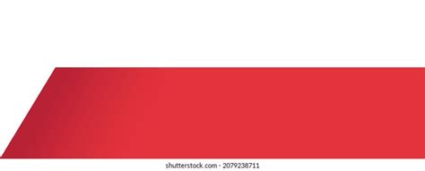 Red White Background Design Flat Minimalist Stock Vector Royalty Free