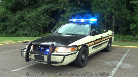 Memphis Tennessee Highway Patrol Cruiser Light Setup Ford Crown