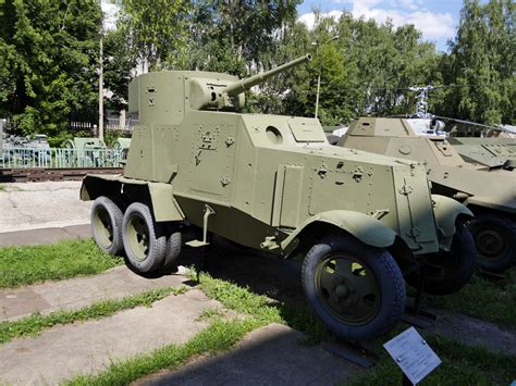 An Armored Fighting Vehicle Ba 6 Of The 1935 Model All Pyrenees