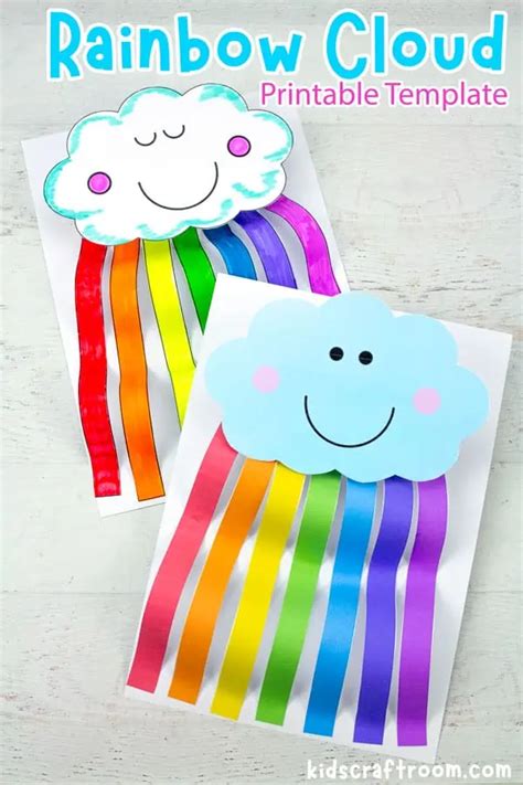 Rainbow Cloud Craft Kids Craft Room