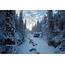 Icy River Flowing Through Snowy Forest Photograph By Intensivelight