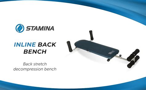 Stamina Products 55 1401 Stamina Inline Back Stretch Bench Exercise And Fitness Amazon Canada