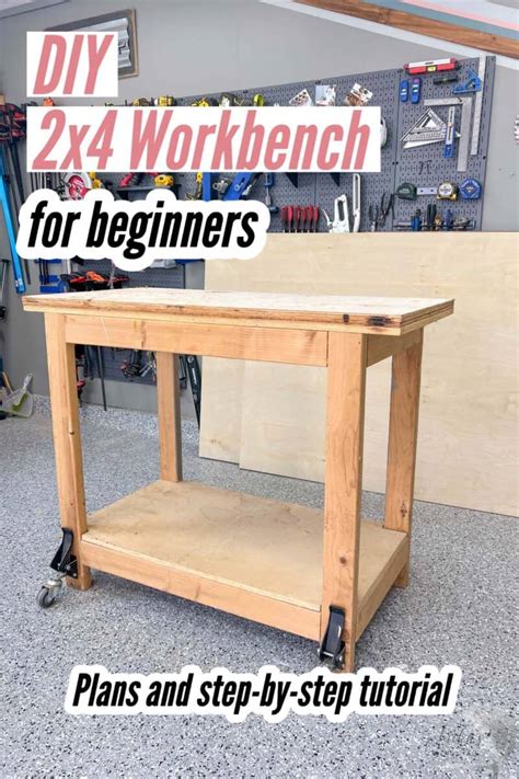 How To Build A Simple Diy Workbench With 2x4 Lumber 40 Off