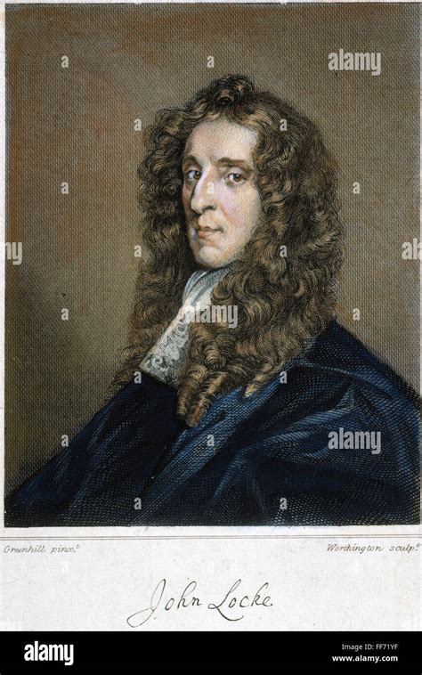 John Locke 1632 1704 Nenglish Philosopher Engraving 1829 After A