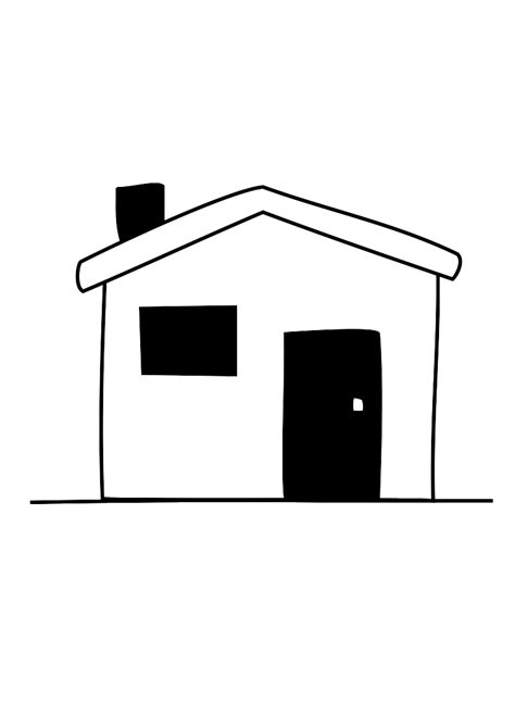 Black White House Clip Art at Clker.com - vector clip art online