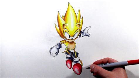Drawing Super Sonic Classic Sonic Mania Youtube