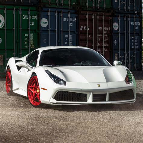 Download Wallpaper 2932x2932 Ferrari 458 Italia White Sports Car