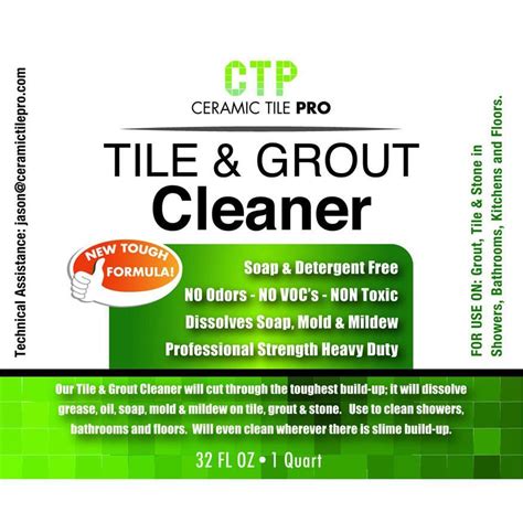 Ceramic Tile Pro Tile And Grout Cleaner 32 Oz Gcl Ctp 32 Tile Grout