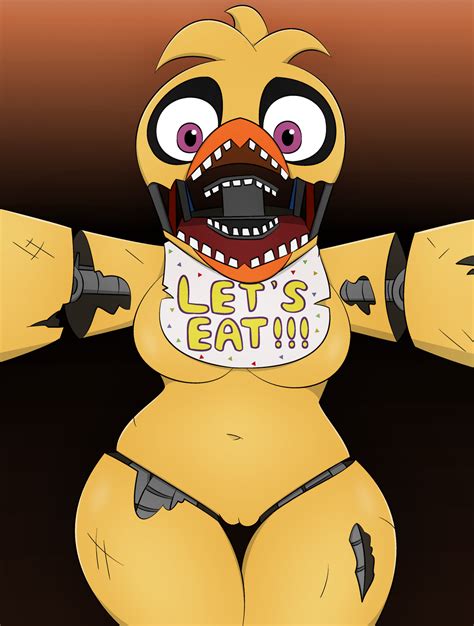 Rule 34 Animatronic Avian Bib Chica Fnaf Completely Nude Five Nights At Freddy S Five Nights