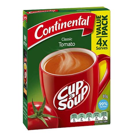 Continental Cup A Soup Tomato Soup2050 Cos Complete Office Supplies