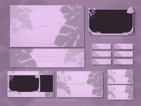 Lofi Aesthetic Twitch Package | Twitch streaming setup, Twitch, Free