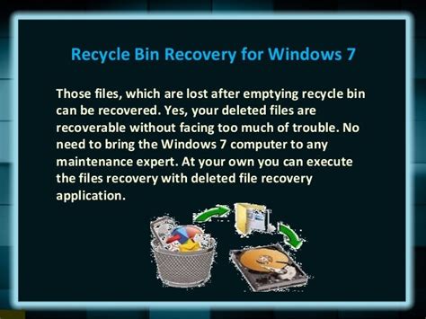 Windows 7 Recycle Bin Deleted File Recovery Software