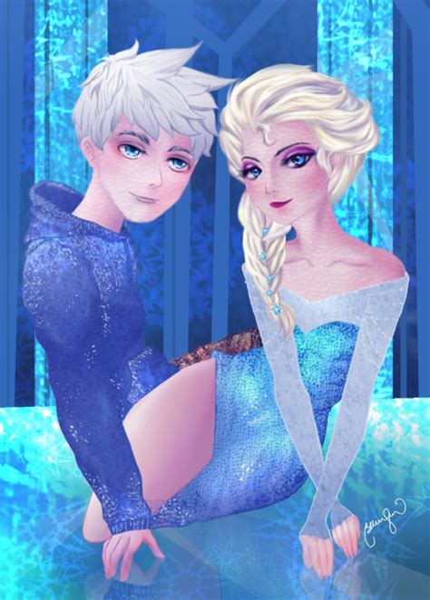 Jack Frost X Elsa ~ Jelsa By Hermit Sempai On Deviantart