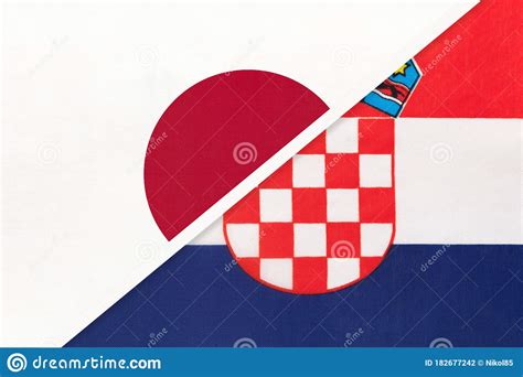 japan  croatia symbol   national flags relationship  asian  european