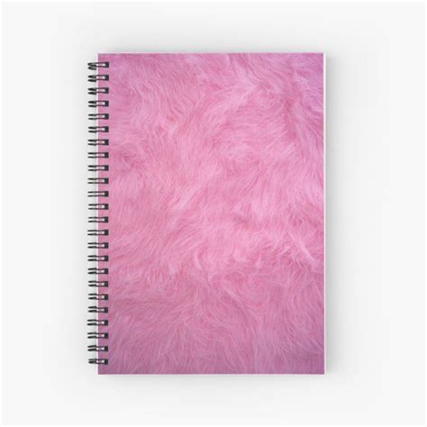 Pink Aesthetic Fur Spiral Notebook In 2021 Pink Aesthetic Spiral