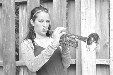 Female Trumpet Player Photograph By Oscar Williams