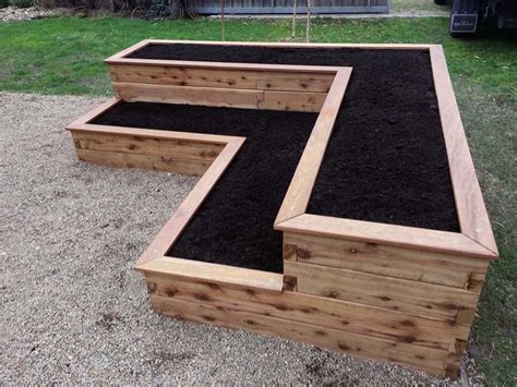 Benedetto L Shaped 450mm X 1250mm X 1250mm Modbox Raised Garden Beds
