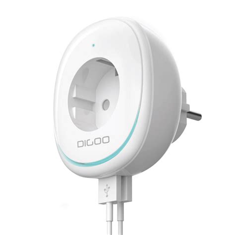 Digoo dg-sp01 10a dual usb interface led night light smart ...