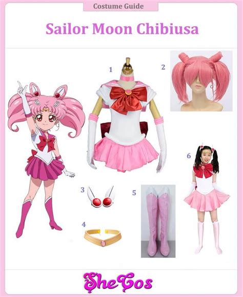 Kostüme Cosplay Sailor Moon Sailor Chibi Moon Chibi Usa Haarspange Hair Clip 2er Set