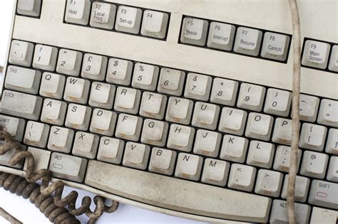 Free Stock Photo 13797 Old Dirty Grungy Computer Keyboard Freeimageslive