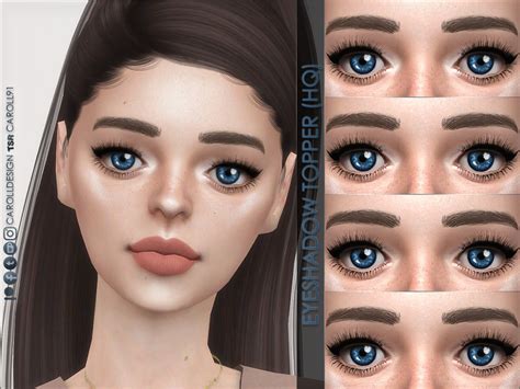 The Sims Resource Eyeshadow Topper Hq