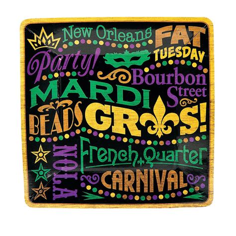 Latest fashionable ceramic mardi gras mask great for themed parties available at alibaba.com. Mardi Gras Square Dinner Plates - OrientalTrading.com ...