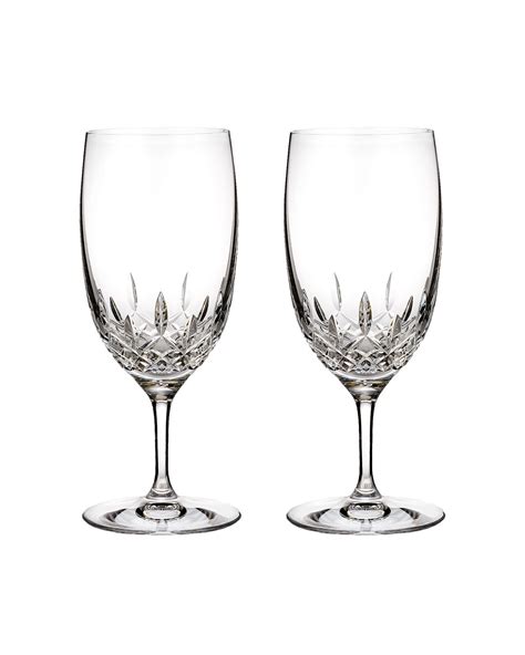 Waterford Crystal Lismore Essence Iced Beverage Glasses Set Of 2