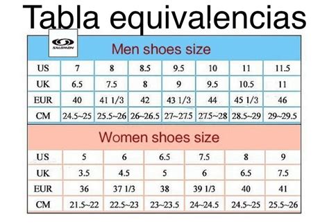 Compartir más de 82 tabla equivalencias zapatos tnbvietnam edu vn