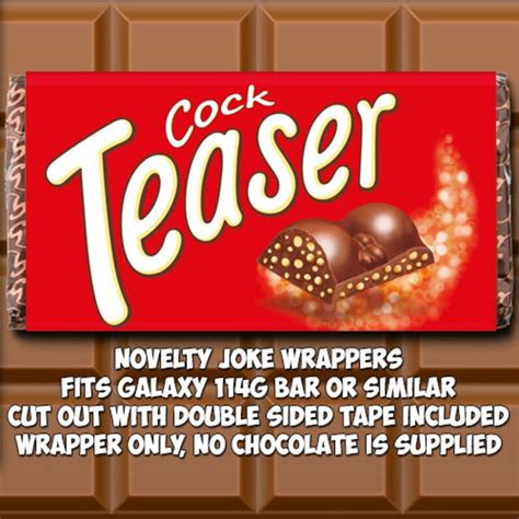 Booty Chocolate Bar Wrapper Novelty Joke Funny Rude T Etsy